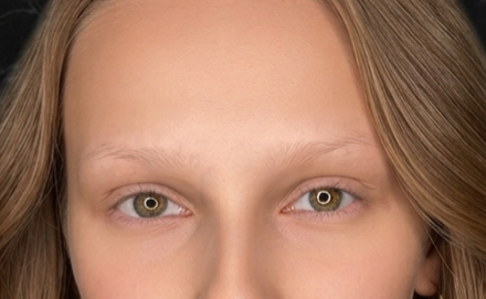 Trucco Semipermanente Sopracciglia-Brow Architect Studio Viterbo - prima
